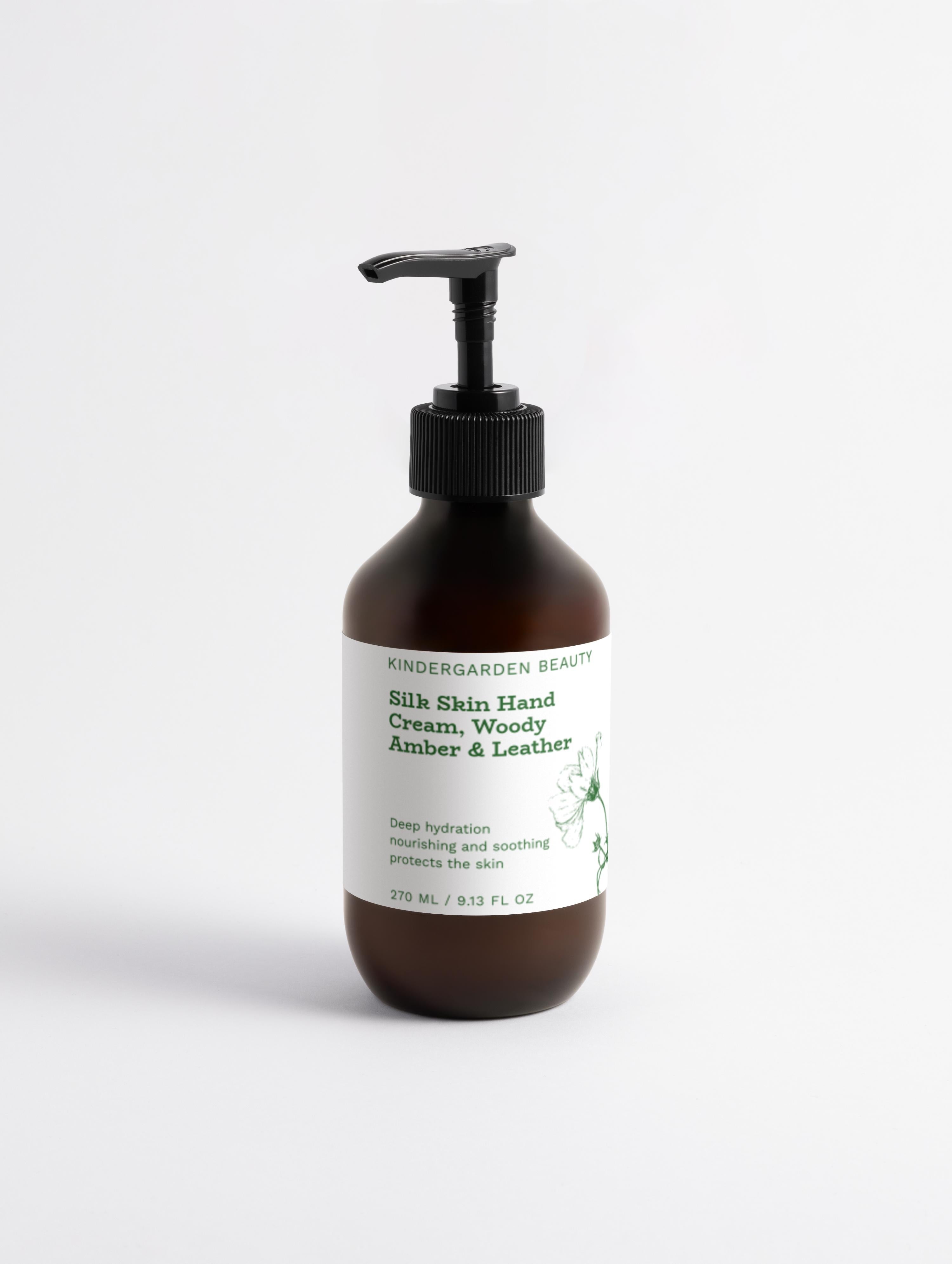 Silk Skin Hand Cream, Woody Amber & Leather